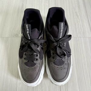 Alexander McQueen Charcoal and White Sneakers